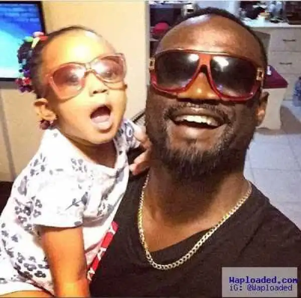 Jude Okoye an daughter look adorable in this photo